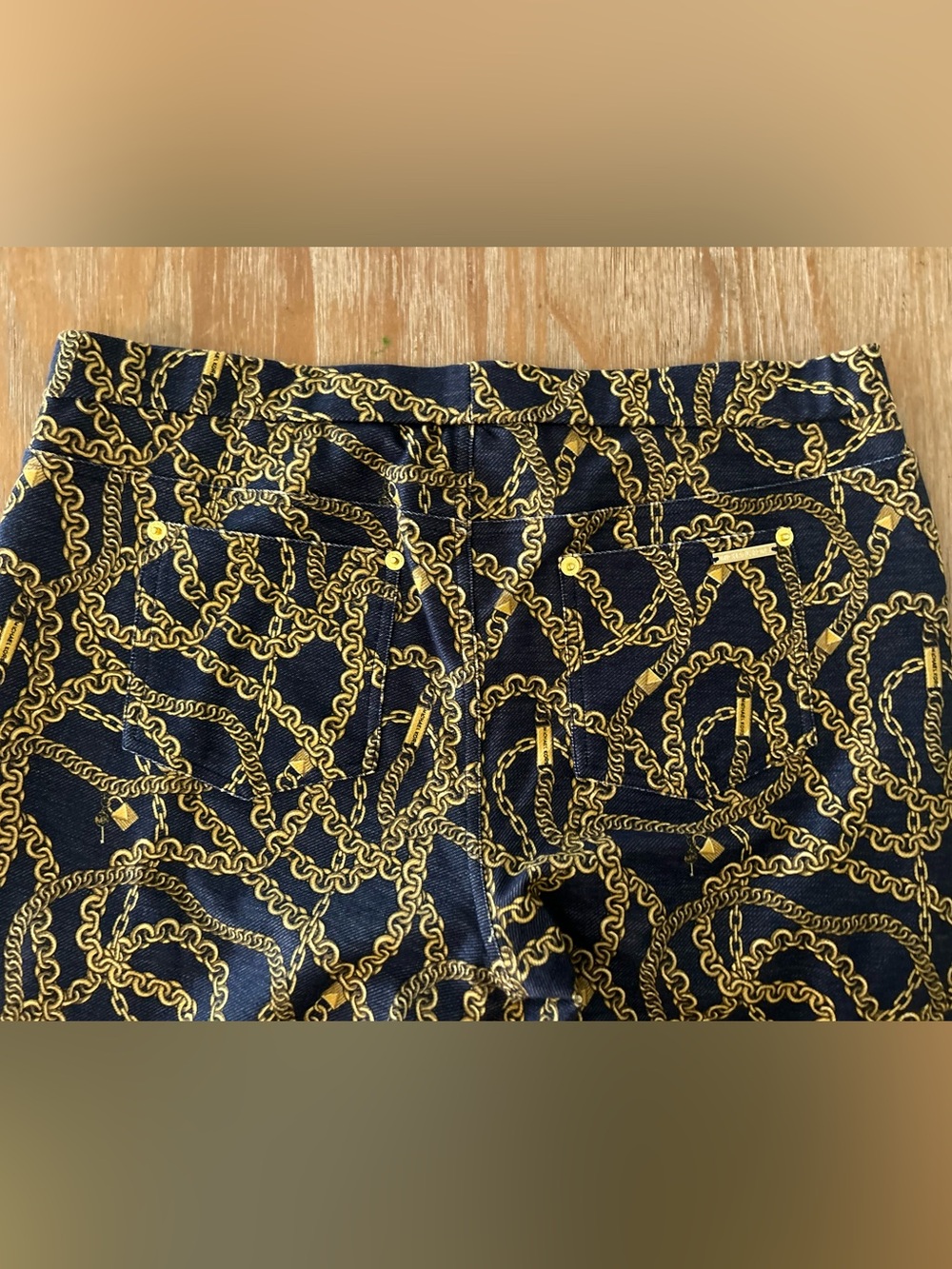 Michael Kors Stretch Chain Glitz Leggings - Picture 8 of 8